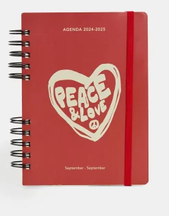 Natura Selection Agenda Escolar Peace And Love 2024-2025 147946-RED Online