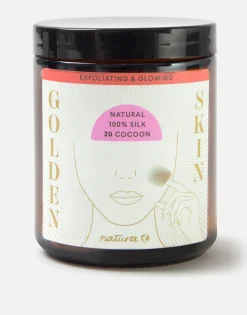 Natura Selection Bote 20 Capullos Gusano Seda Exfoliantes 148152-ECRU Discount