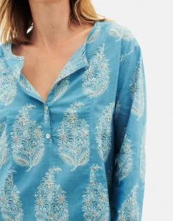 Natura Selection Camisa Mumbai 147811-BLUE Discount