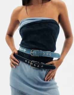 Natura Selection Cinturón Tejano 147868-NAVYBLUE Outlet