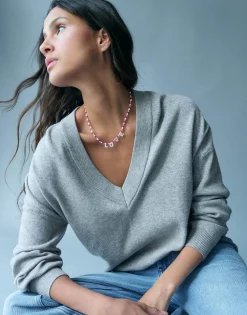 Natura Selection Collar Beads Love 150182-PINK Online