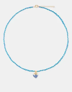Natura Selection Collar Minicorazón Piedra 149976-BLUE Outlet