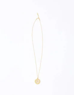 Natura Selection Collar Zodíaco Estrella Baño De Oro Discount