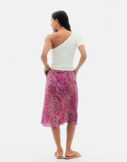 Natura Selection Falda Paisley 147772-FUCHSIA Outlet