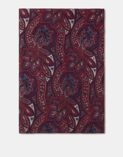 Natura Selection Fular Paisley 150068-BURGUNDY Clearance