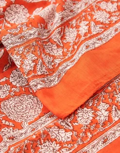 Natura Selection Fular Print Indio 145789-ORANGE Discount