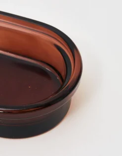 Natura Selection Jabonera Cristal 138399-CARAMEL