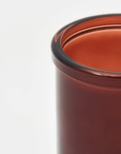 Natura Selection Portacepillos Cristal 138398-CARAMEL