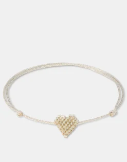 Natura Selection Pulsera Corazón Metalizado Clearance
