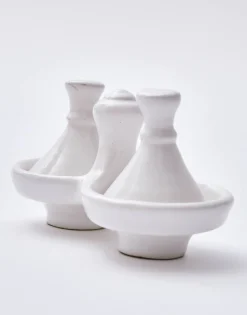 Natura Selection Salero Y Pimentero Tajine 140150-WHITE Outlet