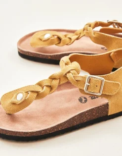 Natura Selection Sandalia Dedo Trenza 145441-MOUSTARD Discount