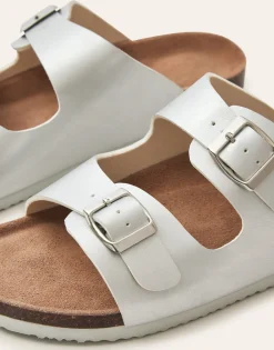 Natura Selection Sandalia Doble Hebilla Ergonómica Metalizada 145446-SILVER Best