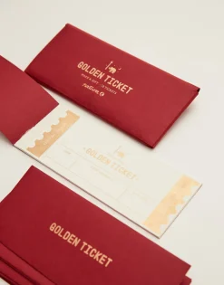 Natura Selection Set 10 Tickets Regalo Con Sobres 131014-RED Discount