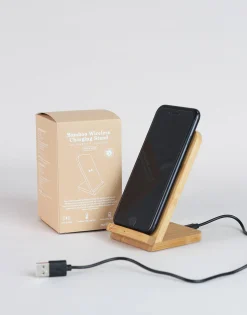 Natura Selection Soporte Móvil Cargador 124785-BAMBOO Clearance