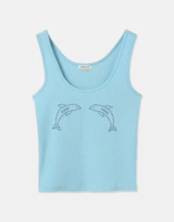 Natura Selection Top Dauphin 147836-BLUE Hot