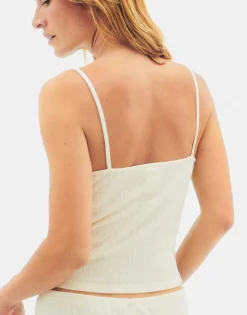 Natura Selection Top Desagujado 147839-OFFWHITE Clearance