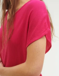 Natura Selection Top Manga Corta Pico Discount