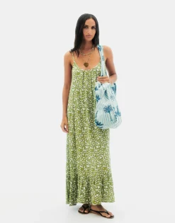 Natura Selection Vestido Hiedra 147757-GREEN Discount