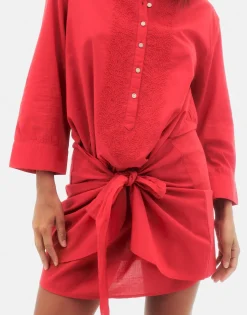 Natura Selection Vestido Kilauea 147726-RED Discount