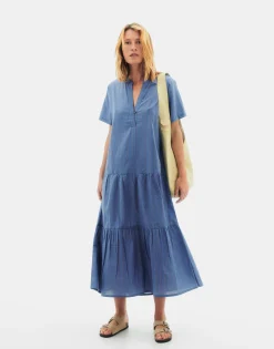 Natura Selection Vestido Morocco 147762-BLUE Hot