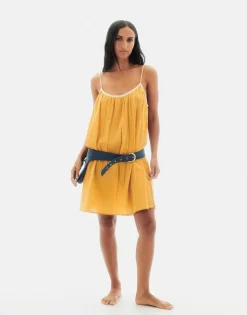Natura Selection Vestido Yemen 147728-YELLOW Online