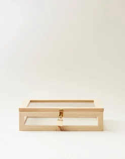 Natura Selection Vitrina Cristal Y Madera Pequeña 144133-NATURAL Online